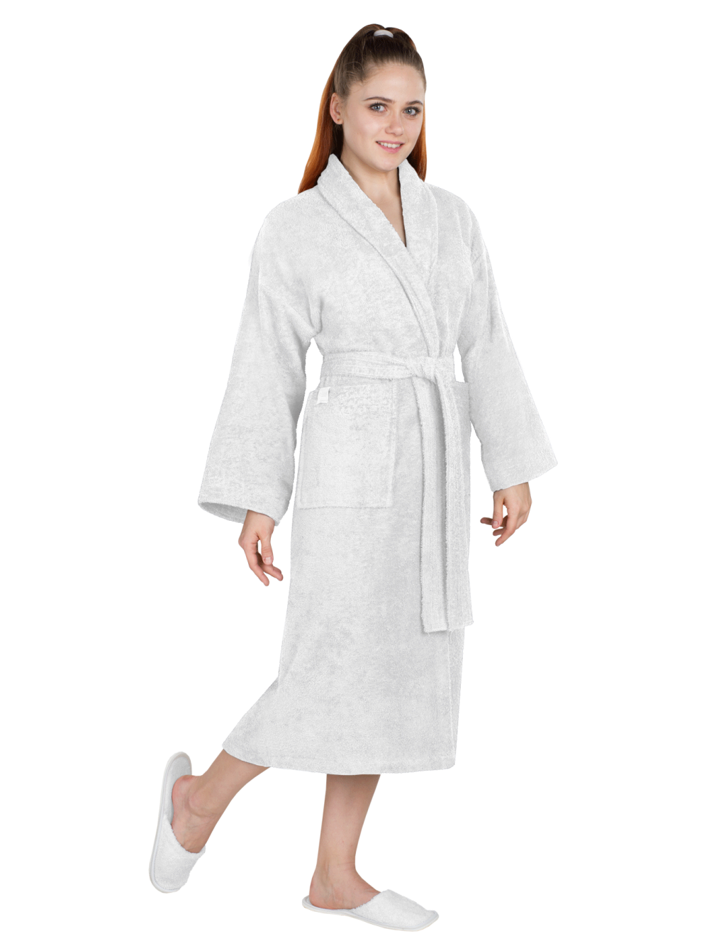 Женские белые халаты
